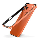 Custodia per telefono con cornice di raffreddamento antiurto a quattro angoli in metallo e silicone ibrido., For iPhone 17 Pro Max, For iPhone 17 Pro