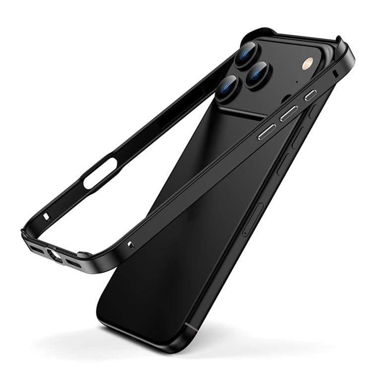 Custodia per telefono con cornice di raffreddamento antiurto a quattro angoli in metallo e silicone ibrido., For iPhone 17 Pro Max, For iPhone 17 Pro