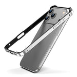 Custodia per telefono con cornice di raffreddamento antiurto a quattro angoli in metallo e silicone ibrido., For iPhone 17 Pro Max, For iPhone 17 Pro