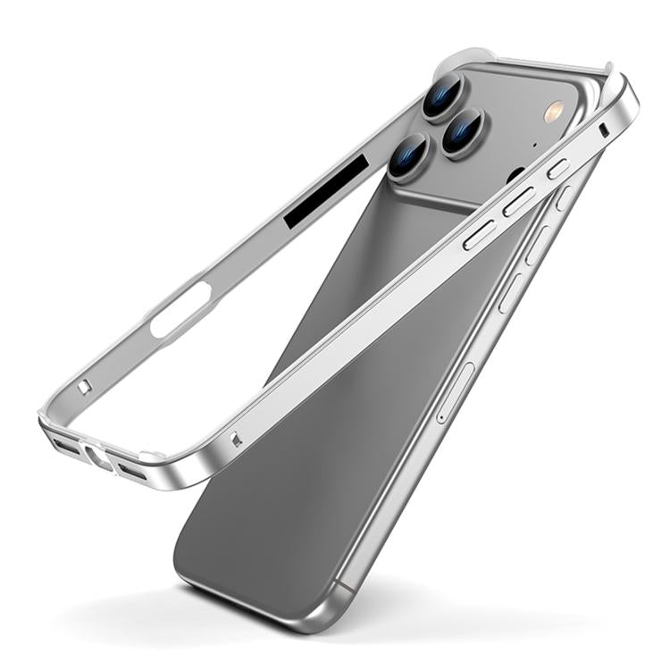Custodia per telefono con cornice di raffreddamento antiurto a quattro angoli in metallo e silicone ibrido., For iPhone 17 Pro Max, For iPhone 17 Pro