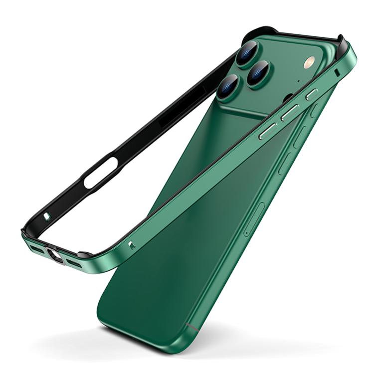 Custodia per telefono con cornice di raffreddamento antiurto a quattro angoli in metallo e silicone ibrido., For iPhone 17 Pro Max, For iPhone 17 Pro