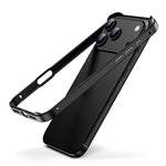 Custodia per telefono con cornice di raffreddamento antiurto a quattro angoli in metallo e silicone ibrido., For iPhone 17 Pro Max, For iPhone 17 Pro