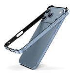 Custodia per telefono con cornice di raffreddamento antiurto a quattro angoli in metallo e silicone ibrido., For iPhone 17 Pro Max, For iPhone 17 Pro