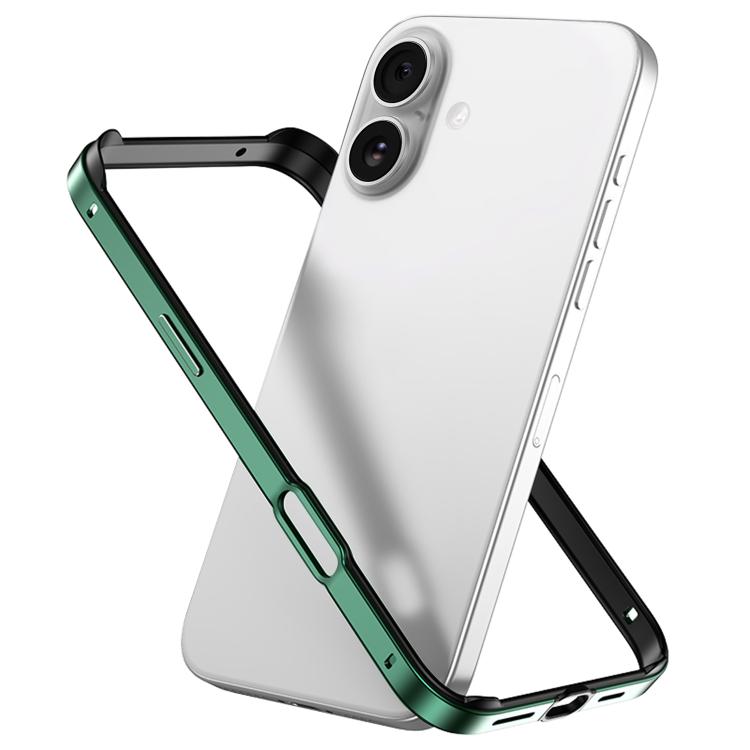 Custodia per telefono con cornice di raffreddamento antiurto a quattro angoli in metallo e silicone ibrido., For iPhone 17, For iPhone Air