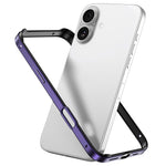 Custodia per telefono con cornice di raffreddamento antiurto a quattro angoli in metallo e silicone ibrido., For iPhone 17, For iPhone Air