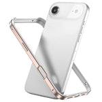 Custodia per telefono con cornice di raffreddamento antiurto a quattro angoli in metallo e silicone ibrido., For iPhone 17, For iPhone Air