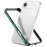 Custodia per telefono con cornice di raffreddamento antiurto a quattro angoli in metallo e silicone ibrido., For iPhone 17, For iPhone Air