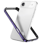 Custodia per telefono con cornice di raffreddamento antiurto a quattro angoli in metallo e silicone ibrido., For iPhone 17, For iPhone Air