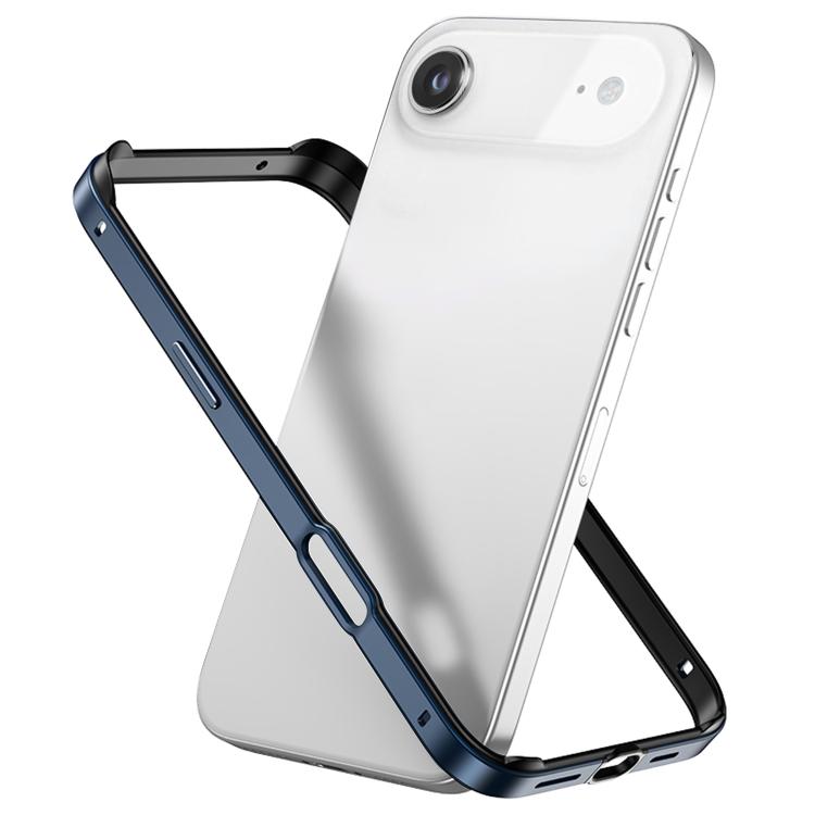 Custodia per telefono con cornice di raffreddamento antiurto a quattro angoli in metallo e silicone ibrido., For iPhone 17, For iPhone Air