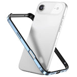 Custodia per telefono con cornice di raffreddamento antiurto a quattro angoli in metallo e silicone ibrido., For iPhone 17, For iPhone Air