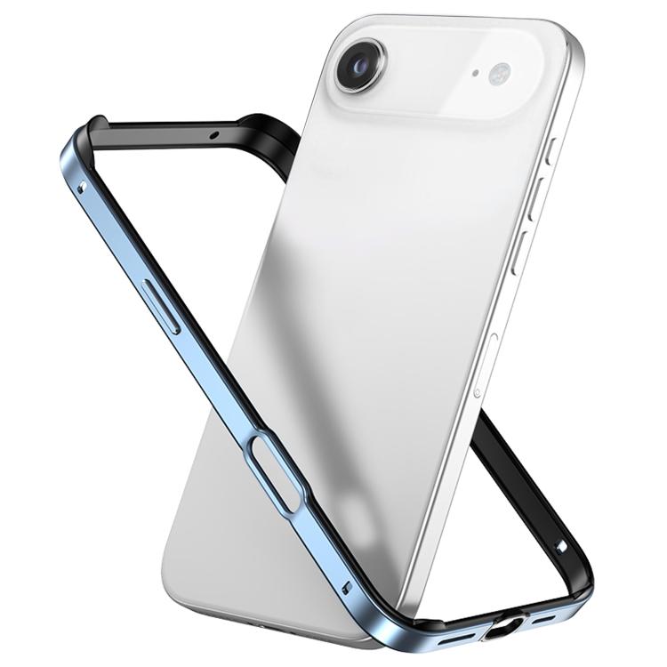 Custodia per telefono con cornice di raffreddamento antiurto a quattro angoli in metallo e silicone ibrido., For iPhone 17, For iPhone Air