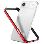 Custodia per telefono con cornice di raffreddamento antiurto a quattro angoli in metallo e silicone ibrido., For iPhone 17, For iPhone Air