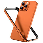 Custodia per telefono con cornice di raffreddamento antiurto a quattro angoli in metallo e silicone ibrido., For iPhone 16 Pro Max, For iPhone 16 Pro