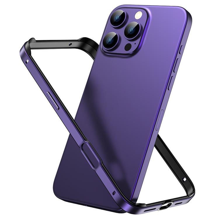 Custodia per telefono con cornice di raffreddamento antiurto a quattro angoli in metallo e silicone ibrido., For iPhone 16 Pro Max, For iPhone 16 Pro