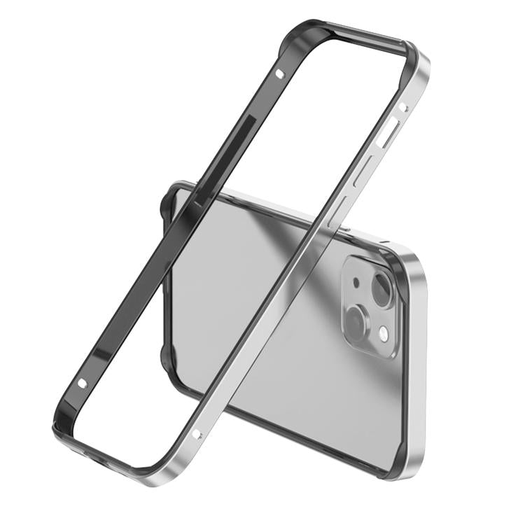 Custodia per telefono con cornice di raffreddamento antiurto a quattro angoli in metallo e silicone ibrido., For iPhone 15 Plus, For iPhone 15