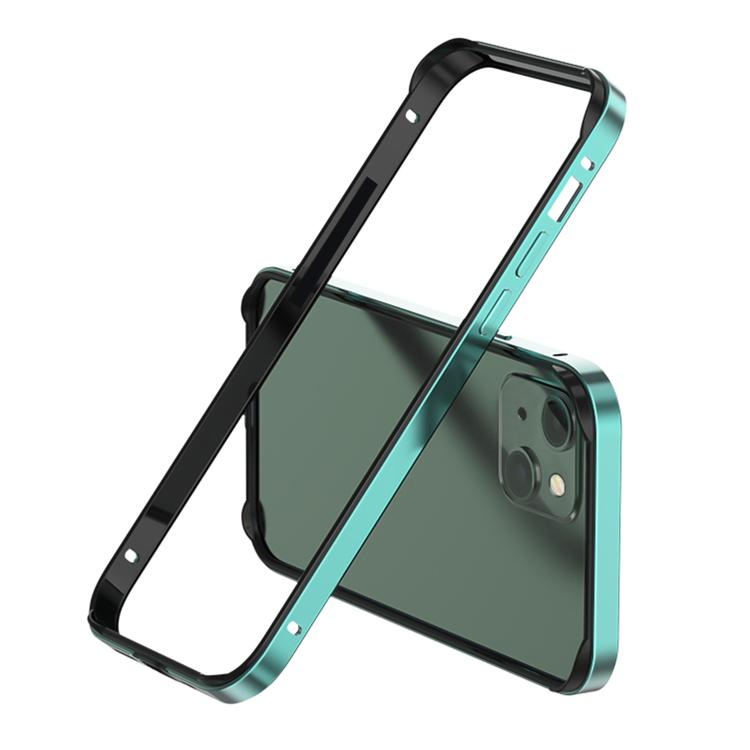 Custodia per telefono con cornice di raffreddamento antiurto a quattro angoli in metallo e silicone ibrido., For iPhone 14 Plus, For iPhone 14