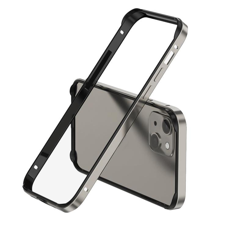 Custodia per telefono con cornice di raffreddamento antiurto a quattro angoli in metallo e silicone ibrido., For iPhone 14 Plus, For iPhone 14
