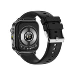 Smartwatch ET571 con schermo a colori da 2 pollici, Bluetooth e cinturino in silicone, supporto per il monitoraggio della salute/ECG.