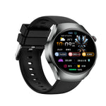 Smartwatch ET460 con schermo a colori da 1,47 pollici, chiamate Bluetooth, cinturino in silicone e supporto per il monitoraggio della salute/ECG.
