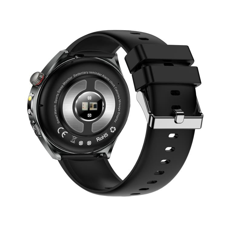 Smartwatch ET460 con schermo a colori da 1,47 pollici, chiamate Bluetooth, cinturino in silicone e supporto per il monitoraggio della salute/ECG.