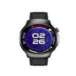 Smartwatch ET460 con schermo a colori da 1,47 pollici, chiamate Bluetooth, cinturino in pelle vegana e supporto per il monitoraggio della salute/ECG.