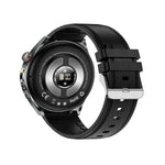 Smartwatch ET460 con schermo a colori da 1,47 pollici, chiamate Bluetooth, cinturino in pelle vegana e supporto per il monitoraggio della salute/ECG.