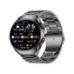 Smartwatch ET460 con schermo a colori da 1,47 pollici, chiamate Bluetooth, cinturino in acciaio e supporto per il monitoraggio della salute/ECG.