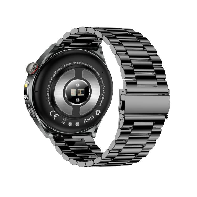 Smartwatch ET460 con schermo a colori da 1,47 pollici, chiamate Bluetooth, cinturino in acciaio e supporto per il monitoraggio della salute/ECG.