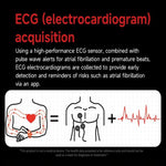 Smartwatch ET460 con schermo a colori da 1,47 pollici, chiamate Bluetooth, cinturino in acciaio e supporto per il monitoraggio della salute/ECG.