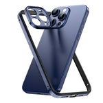 Custodia sottile per telefono con cornice in metallo, ibrida in lega di alluminio e silicone, con bordo in silicone e sistema di raffreddamento integrato., For iPhone 14 Pro, For iPhone 14 Pro Max, For iPhone 13 Pro Max, For iPhone 13 Pro