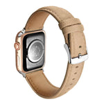 Cinturino per orologio in vera pelle scamosciata a doppio lato, For Apple Watch 46mm / 49mm / 45mm / 44mm, For Apple Watch 42mm / 41mm / 40mm / 38mm