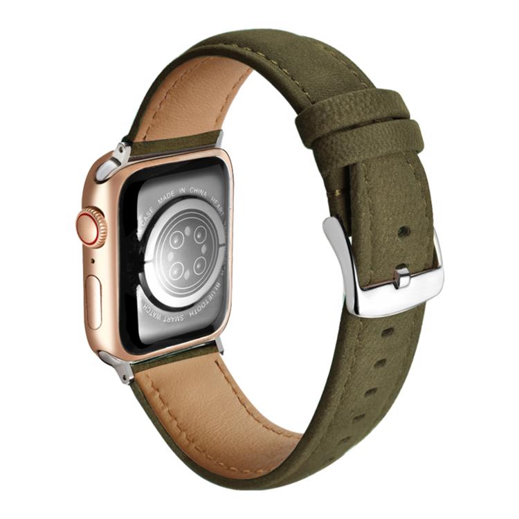 Cinturino per orologio in vera pelle scamosciata a doppio lato, For Apple Watch 46mm / 49mm / 45mm / 44mm, For Apple Watch 42mm / 41mm / 40mm / 38mm