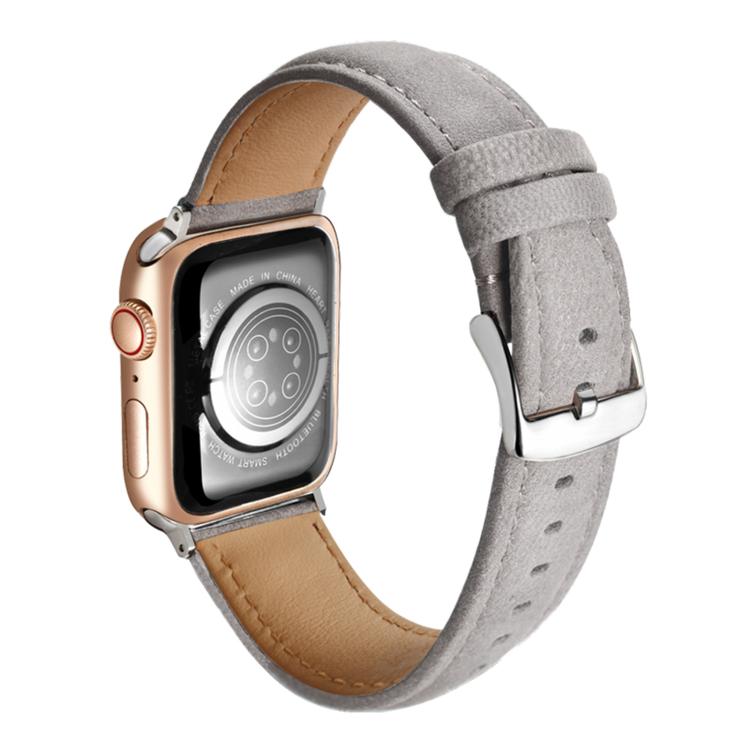 Cinturino per orologio in vera pelle scamosciata a doppio lato, For Apple Watch 46mm / 49mm / 45mm / 44mm, For Apple Watch 42mm / 41mm / 40mm / 38mm