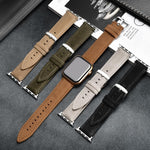 Cinturino per orologio in vera pelle scamosciata a doppio lato, For Apple Watch 46mm / 49mm / 45mm / 44mm, For Apple Watch 42mm / 41mm / 40mm / 38mm
