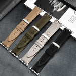 Cinturino per orologio in vera pelle scamosciata a doppio lato, For Apple Watch 46mm / 49mm / 45mm / 44mm, For Apple Watch 42mm / 41mm / 40mm / 38mm