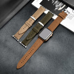 Cinturino per orologio in vera pelle scamosciata a doppio lato, For Apple Watch 46mm / 49mm / 45mm / 44mm, For Apple Watch 42mm / 41mm / 40mm / 38mm