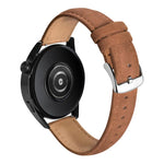 Cinturino per orologio in vera pelle felpata a doppio lato, 22mm