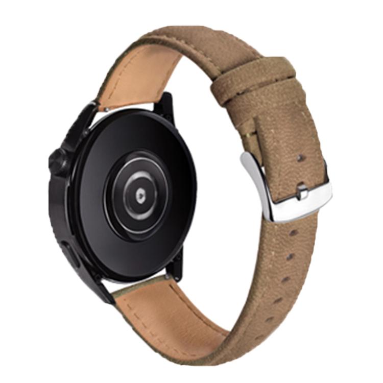 Cinturino per orologio in vera pelle felpata a doppio lato, 22mm