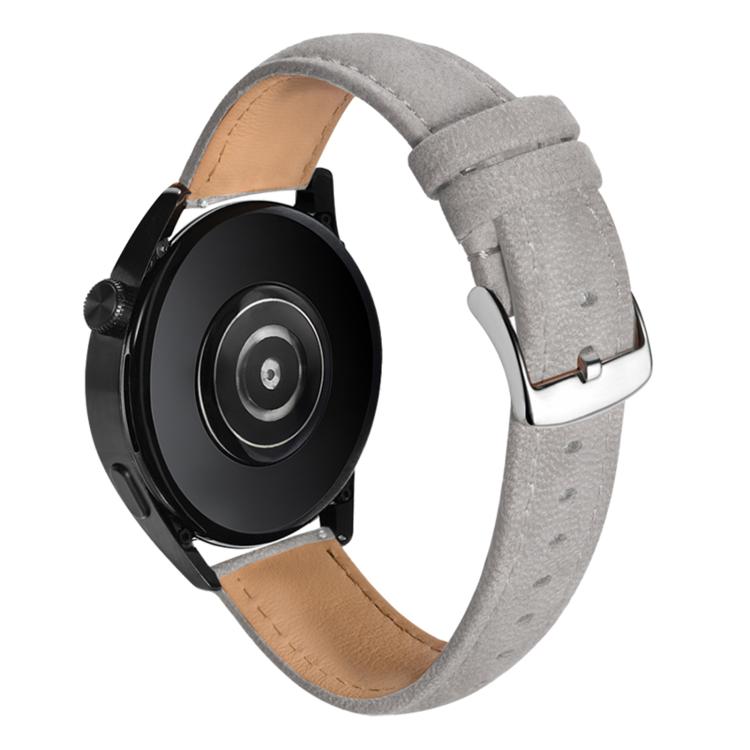 Cinturino per orologio in vera pelle felpata a doppio lato, 22mm