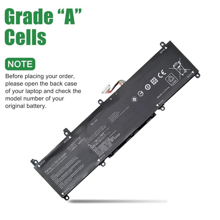 Batteria di ricambio da 3500 mAh per laptop ASUS Idol 13ADOL13U/F S330FA/UA X330FA, C31N1806