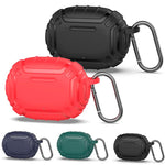 Cover per auricolari in TPU satinato antiurto con clip in metallo., For Beats Studio Buds / Buds+