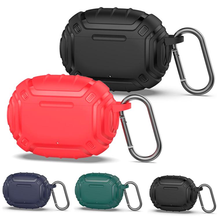 Cover per auricolari in TPU satinato antiurto con clip in metallo., For Beats Studio Buds / Buds+