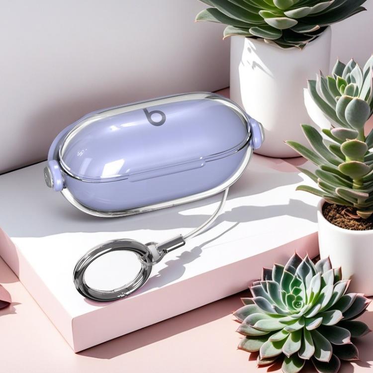 Cover per auricolari trasparente con chiusura a scatto e clip per cordino, For Beats Solo Buds