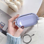 Cover per auricolari trasparente con chiusura a scatto e clip per cordino, For Beats Solo Buds