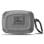 Cover per auricolari in TPU con chiusura a scatto in fibra di carbonio e fibbia in metallo., For Beats Studio Buds / Buds+