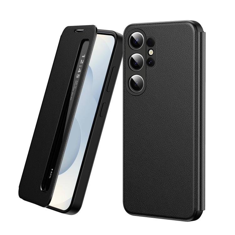 Custodia per telefono in pelle con finestra Smart View, For Galaxy Z Fold8 5G, For Galaxy S26 FE 5G, For Galaxy Z Fold8 Ultra 5G, For Galaxy S26+ 5G, For Galaxy S26 Ultra 5G, For Galaxy S26 5G