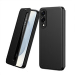 Custodia per telefono in pelle con finestra Smart View, For Galaxy A57 5G, For Galaxy A27 5G, For Galaxy A17 5G, For Galaxy Z Fold7 5G, For Galaxy S25 Edge 5G, For Galaxy A56 5G