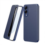 Custodia per telefono in pelle con finestra Smart View, For Galaxy A57 5G, For Galaxy A27 5G, For Galaxy A17 5G, For Galaxy Z Fold7 5G, For Galaxy S25 Edge 5G, For Galaxy A56 5G