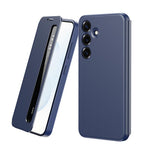 Custodia per telefono in pelle con finestra Smart View, For Galaxy S25 5G, For Galaxy S25 Ultra 5G, For Galaxy A16, For Galaxy Z Fold6 5G, For Galaxy A55, For Galaxy S24 5G