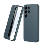 Custodia per telefono in pelle con finestra Smart View, For Galaxy S25 5G, For Galaxy S25 Ultra 5G, For Galaxy A16, For Galaxy Z Fold6 5G, For Galaxy A55, For Galaxy S24 5G